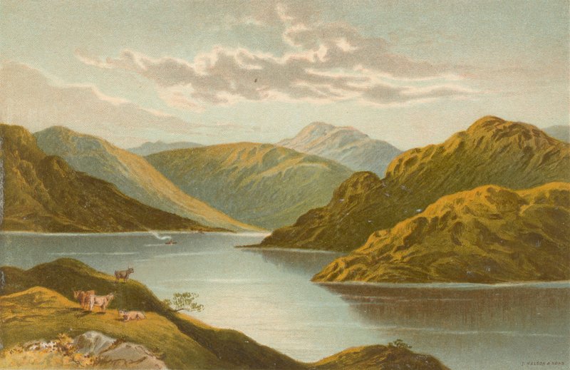 The Entrance to Loch Goil by English School