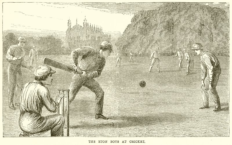 The Eton Boys at Cricket by English School
