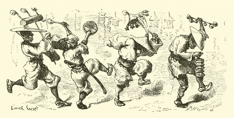 The Feast of Lanterns by English School