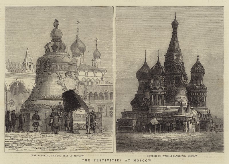 The Festivities at Moscow by English School