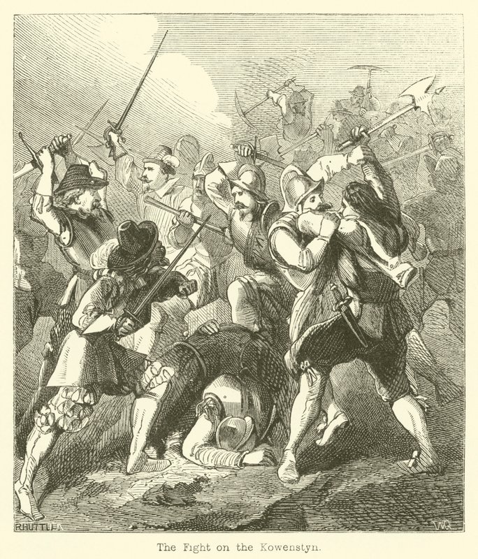 The Fight on the Kowenstyn by English School