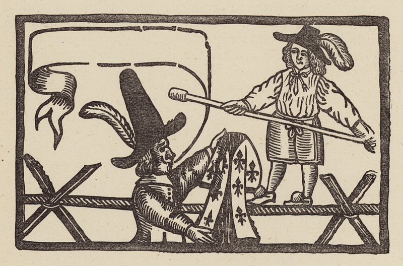 The Foppish Rope-Dancer by English School