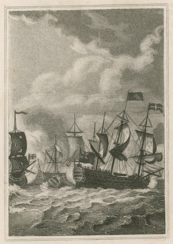 The French defeated by Lord Howe at the Glorious First of June by English School
