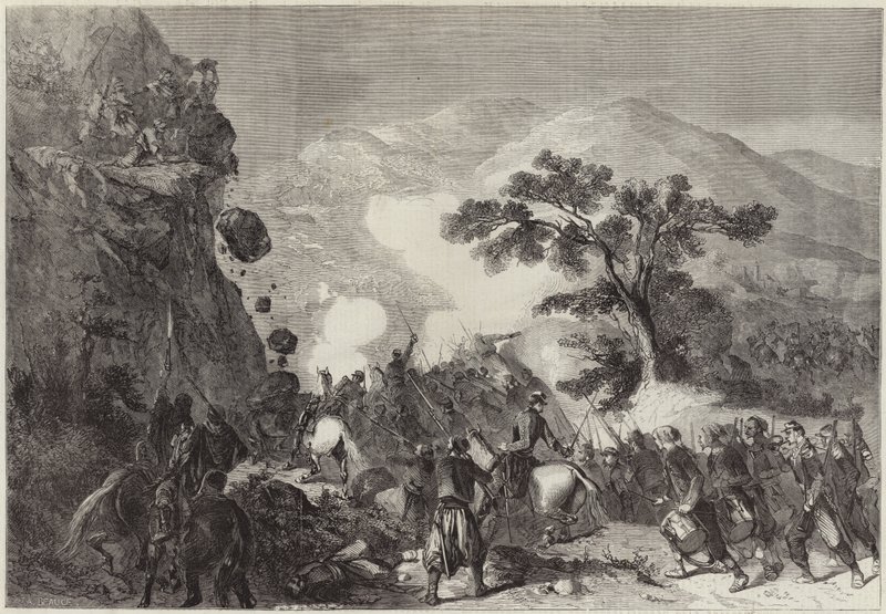 The French Expedition Against Morocco by English School