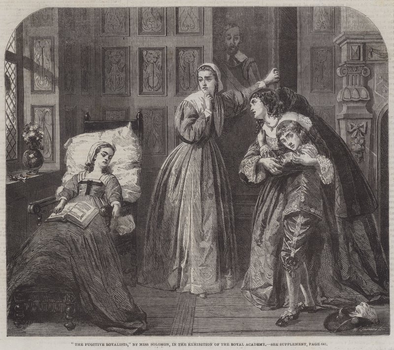 The Fugitive Royalists by English School