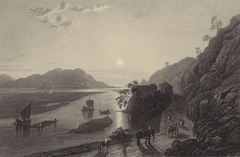 The Ganges Entering the Plains Near Haridwar by English School