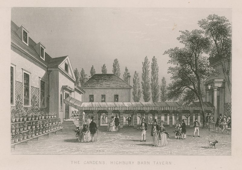 The Gardens at the Highbury Barn Tavern by English School