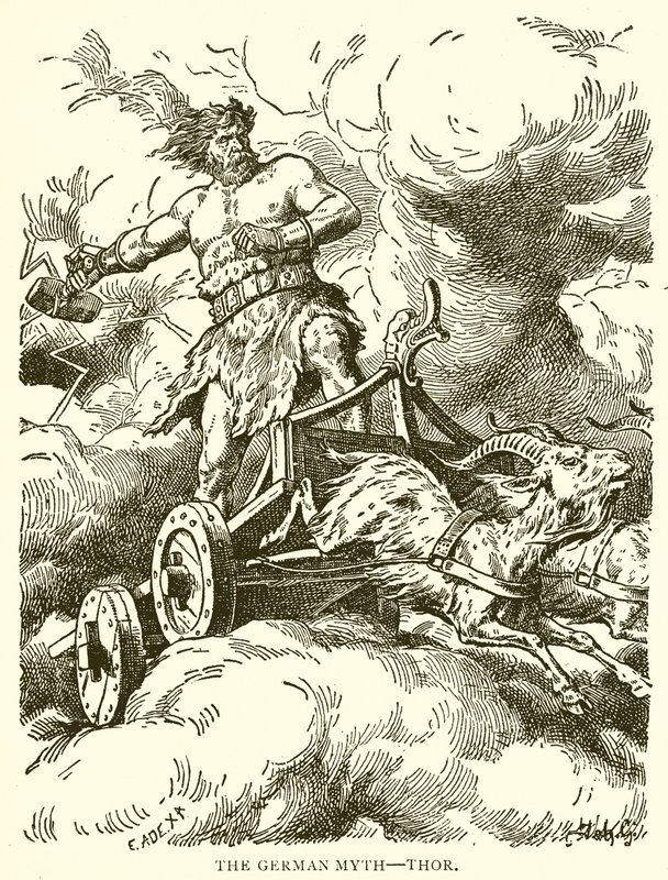 The German Myth--Thor by English School
