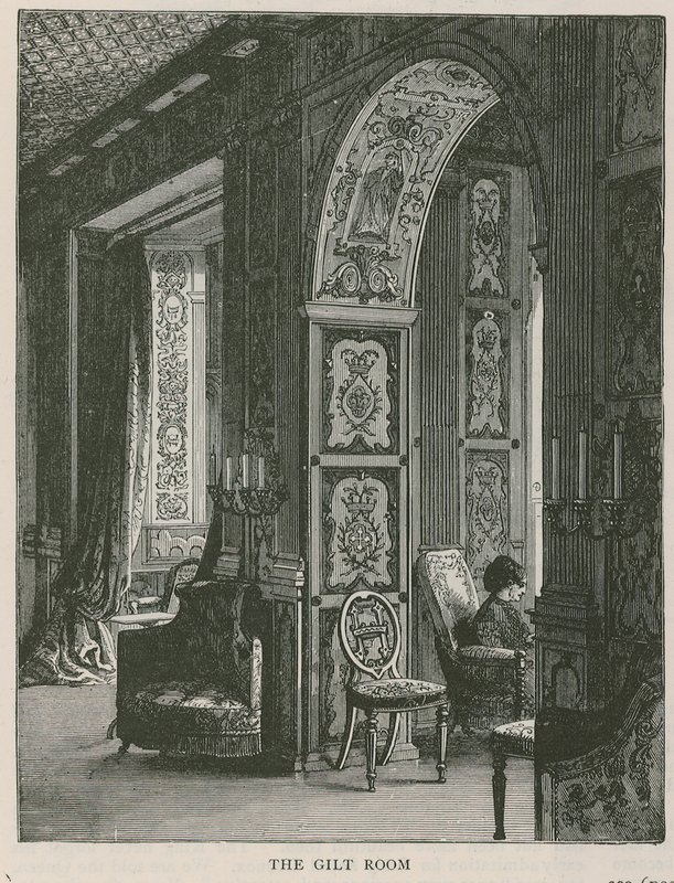 The Gilt Room, Holland House by English School