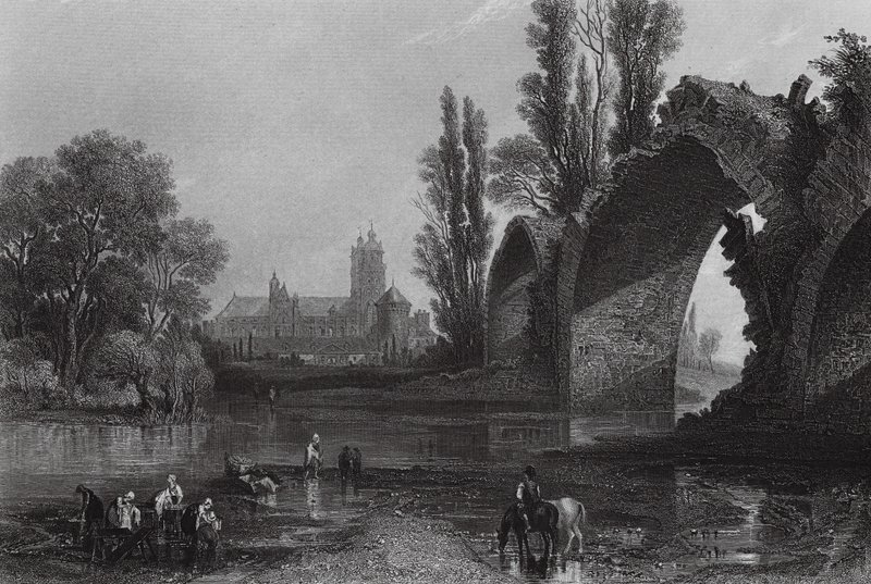 The Gothic Bridge of Eudes, Tours by English School