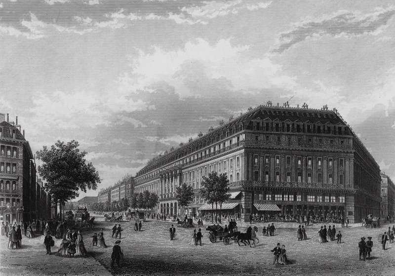 The Grand Hotel, Boulevard des Capucines, Paris by English School