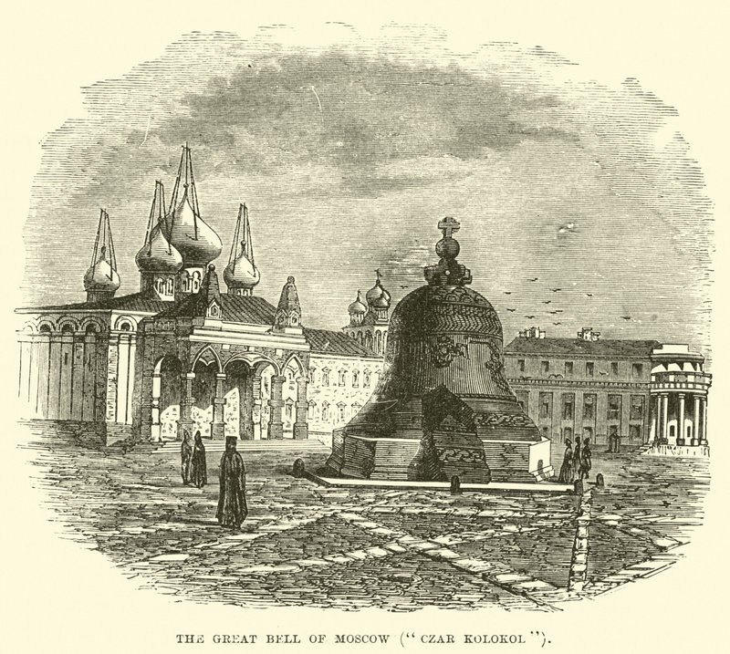 The Great Bell of Moscow, Czar Kolokol by English School