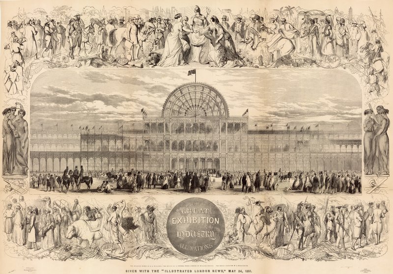 The Great Exhibition, 1851 by English School