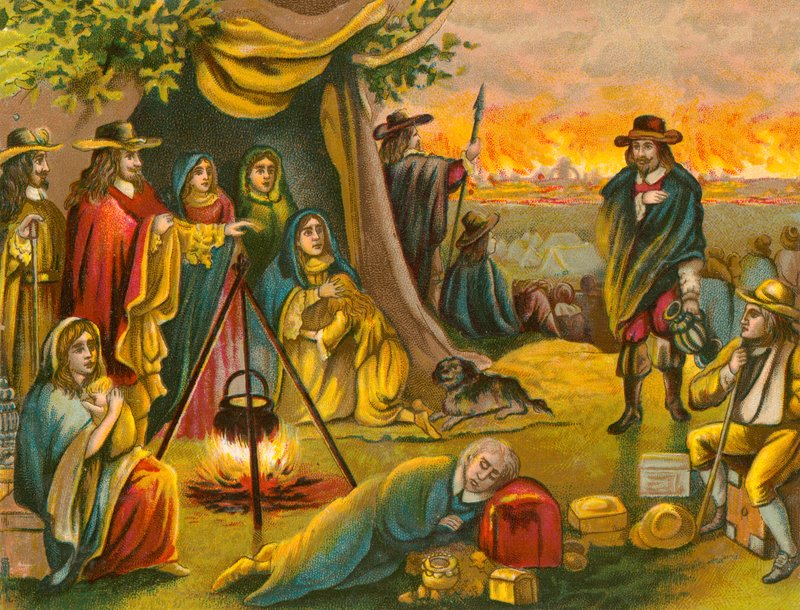 The Great Fire of London by English School