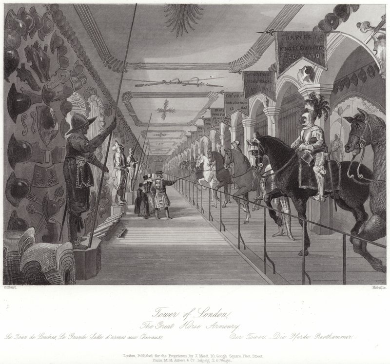 The Great Horse Armoury of the Tower of London by English School