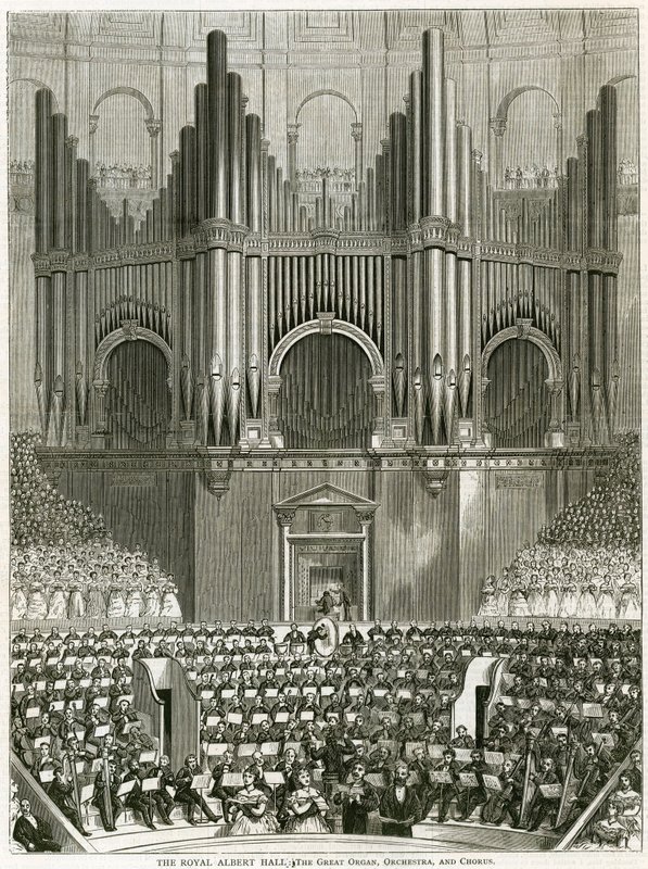 The Great Organ at the Royal Albert Hall by English School