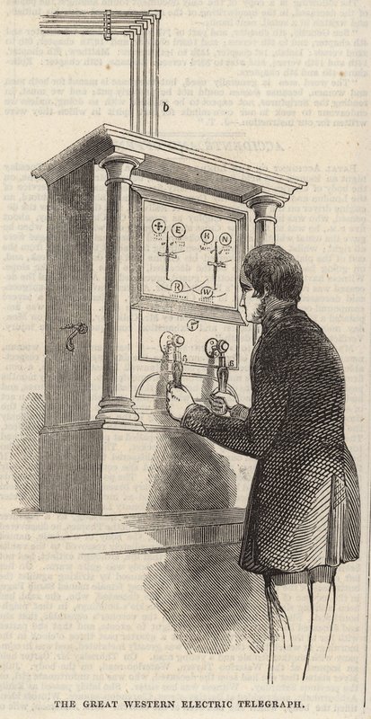 The Great Western Electric Telegraph by English School