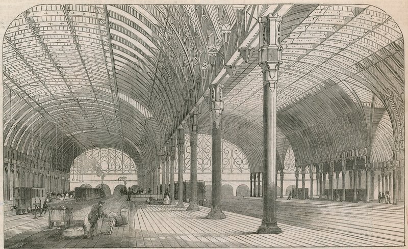 The Great Western Railway New Terminus at Paddington by English School