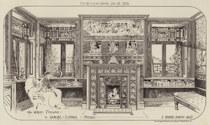 The Green Parlour at Dovne Lodge, Putney by English School