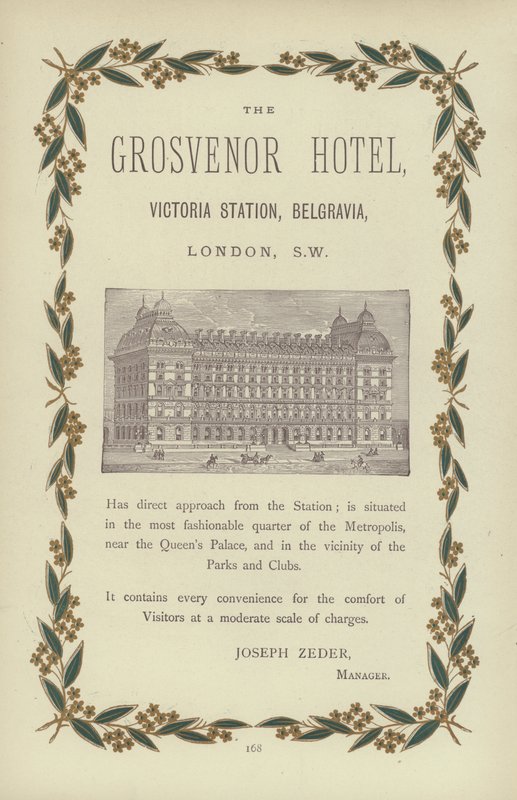 The Grosvenor Hotel by English School