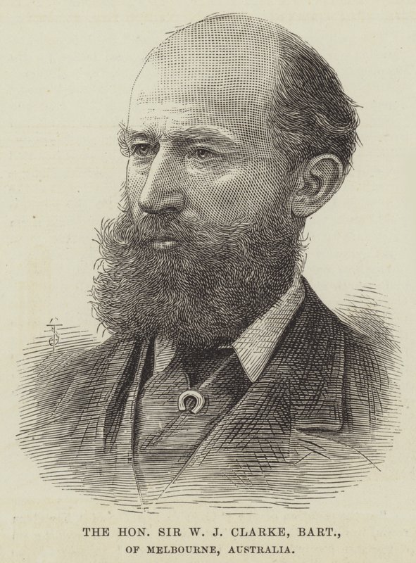 The Honourable Sir W J Clarke, Baronet, of Melbourne, Australia by English School