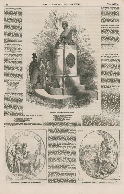 The Hood Memorial at Kensal Green by English School