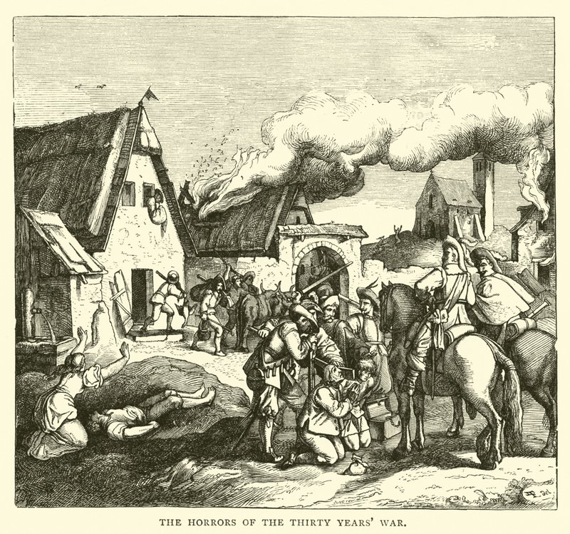 The Horrors of the Thirty Years War by English School