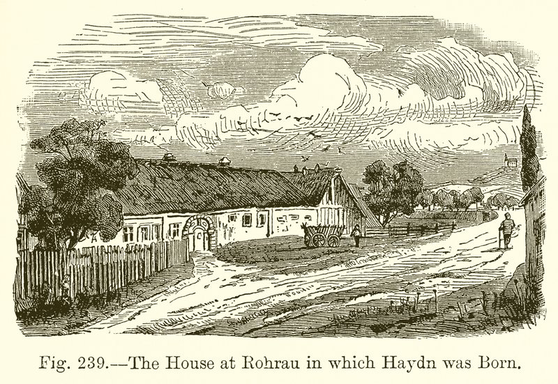 The House at Rohrau in which Haydn was Born by English School