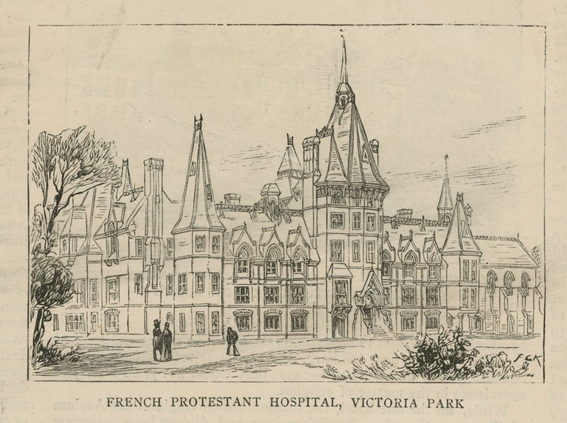 The Huguenots in England: French Protestant Hospital, Victoria Park by English School