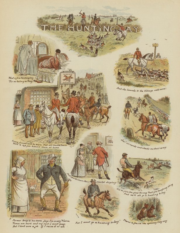 The Hunting Day by English School
