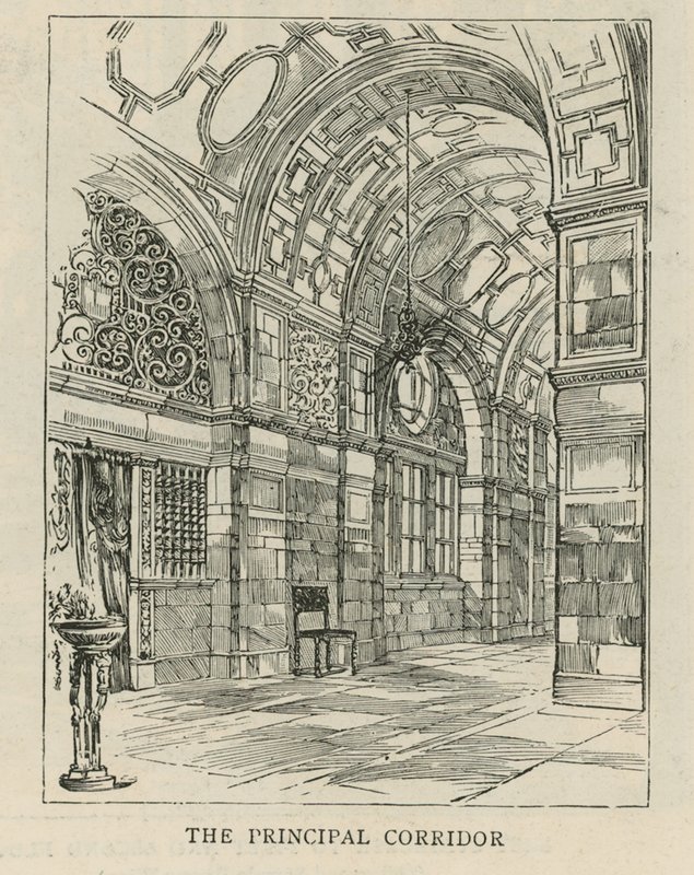 The Imperial Institute: The Principal Corridor by English School