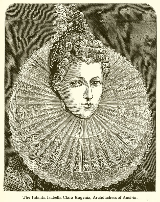The Infanta Isabella Clara Eugenia, Archduchess of Austria by English School