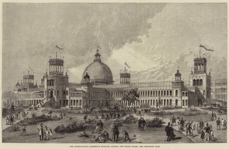 The International Exhibition Building, Sydney, New South Wales by English School