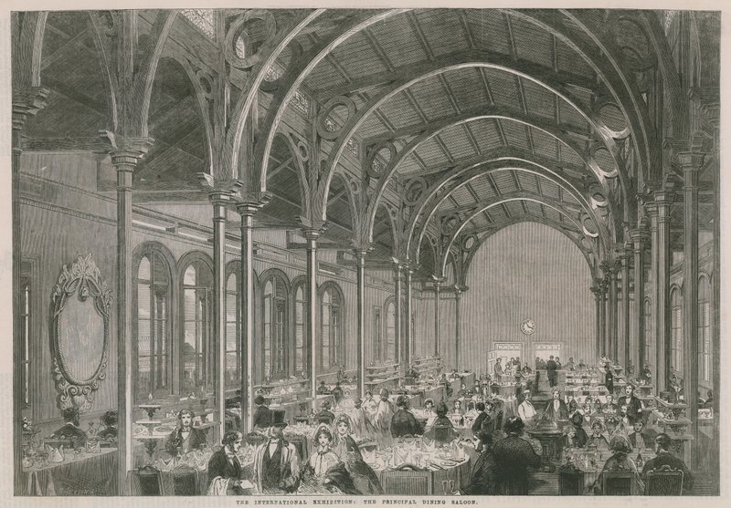 The principal dining saloon by English School