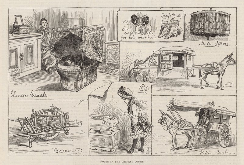 The International Health Exhibition: Notes in the Chinese Court by English School