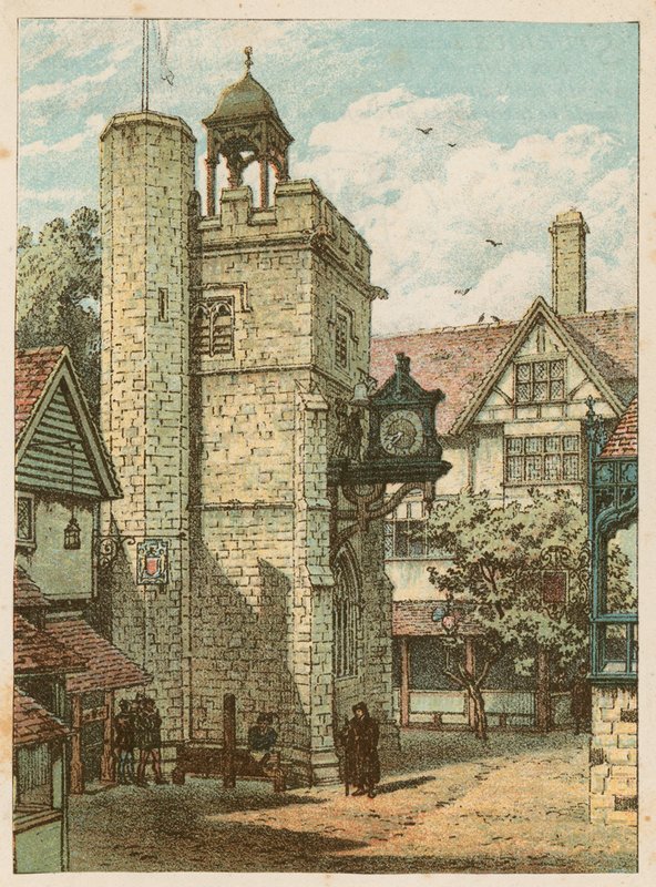 The International Health Exhibition at South Kensington, 1884: All-Hallows, Staining, London by English School