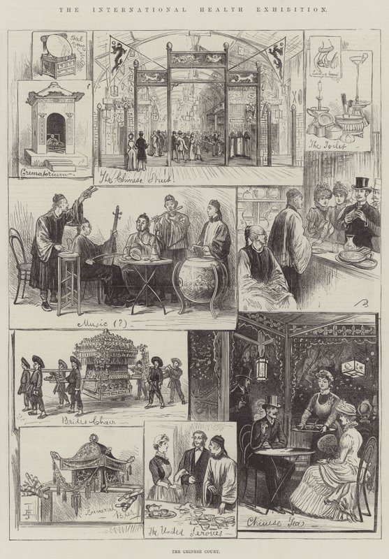 The International Health Exhibition, the Chinese Court by English School