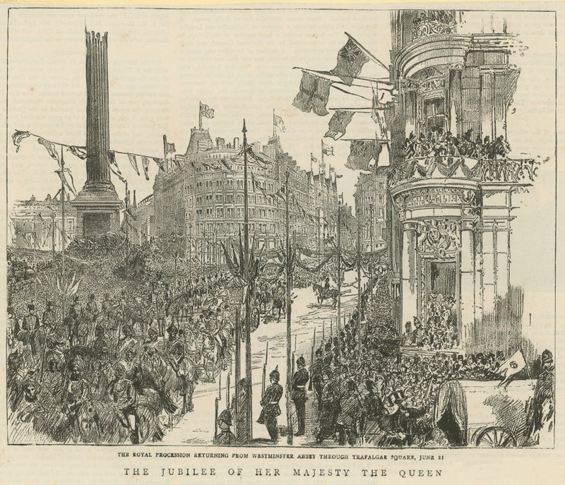 The Jubilee of Her Majesty the Queen by English School