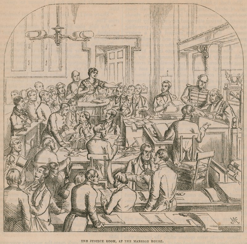 The Justice Room at the Mansion House by English School