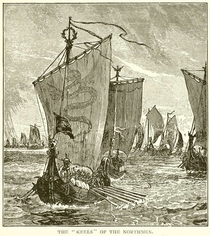 The Keels of the Northmen by English School