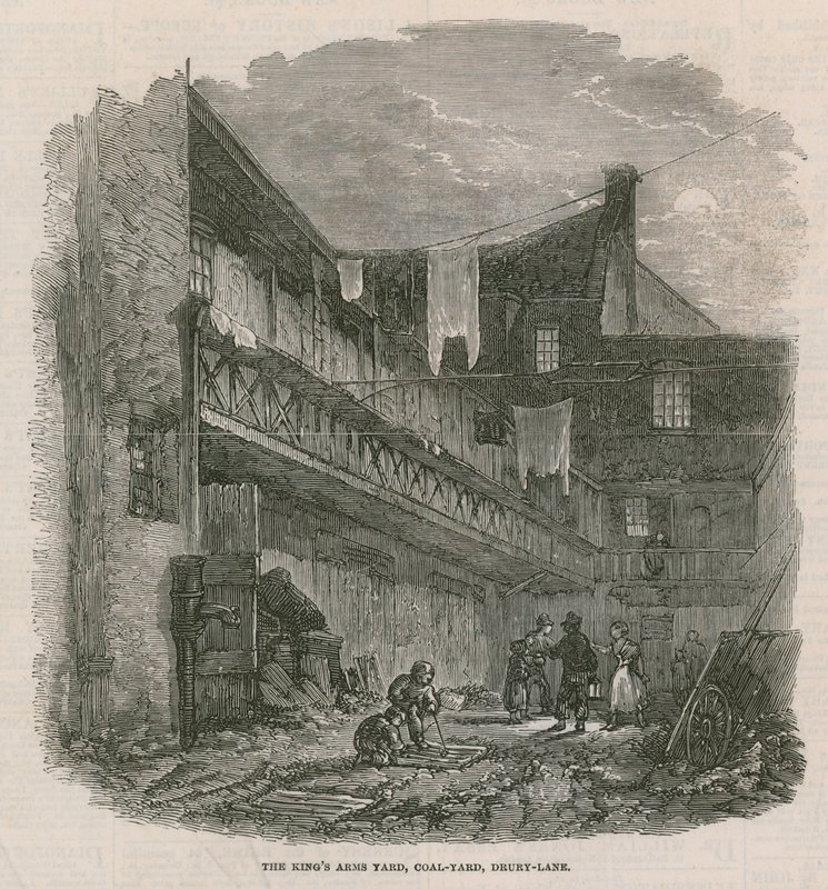 The Kings Arms Yard, Coal Yard, Drury Lane by English School