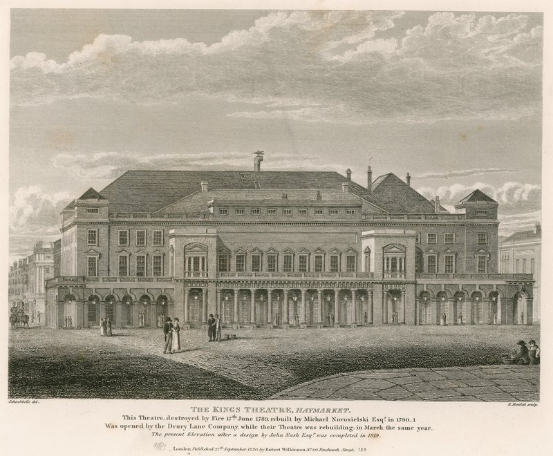 The Kings Theatre, Haymarket, London by English School