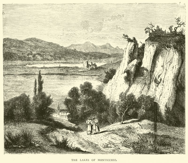 The Lakes of Monticchio by English School