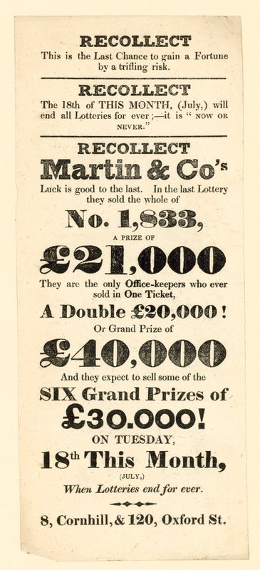 The Last Lottery by English School