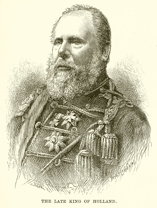 The Late King of Holland by English School