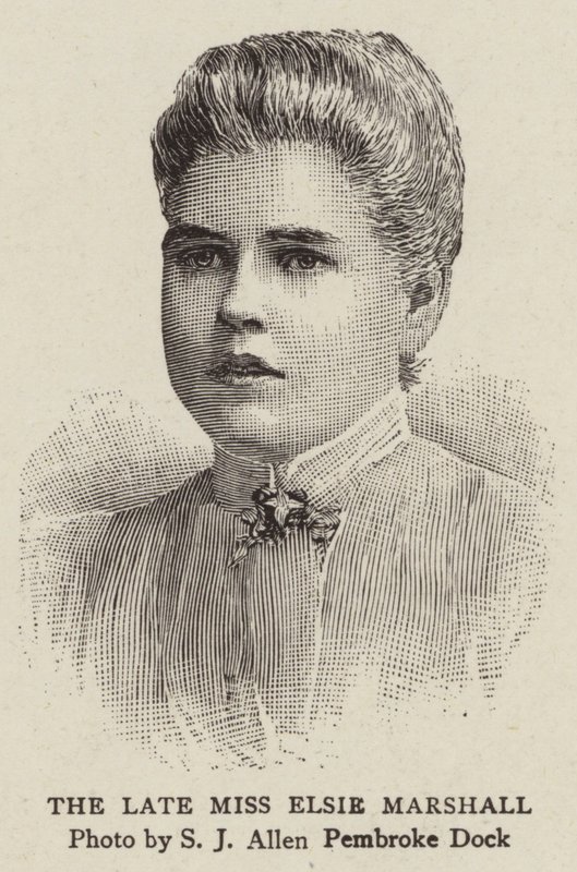 The Late Miss Elsie Marshall by English School