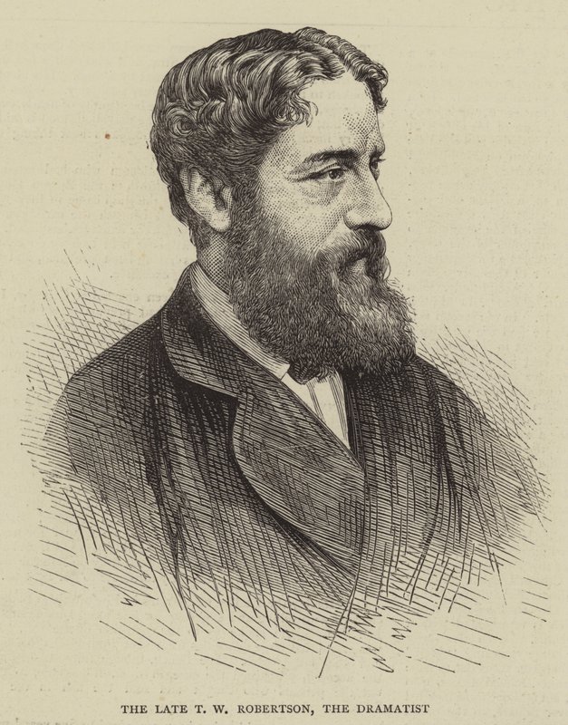 The Late T W Robertson, the Dramatist by English School
