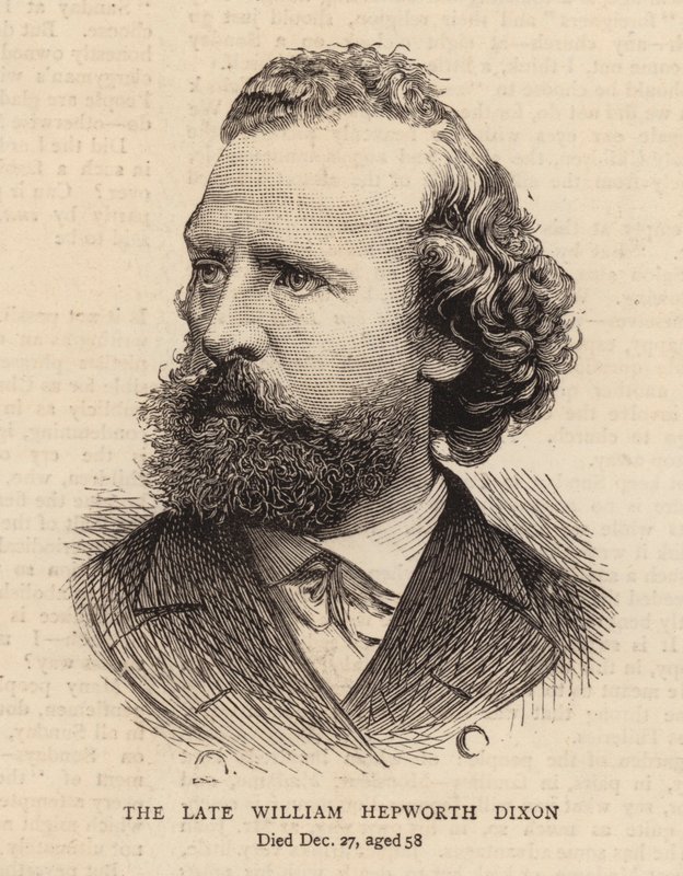 The Late William Hepworth Dixon by English School