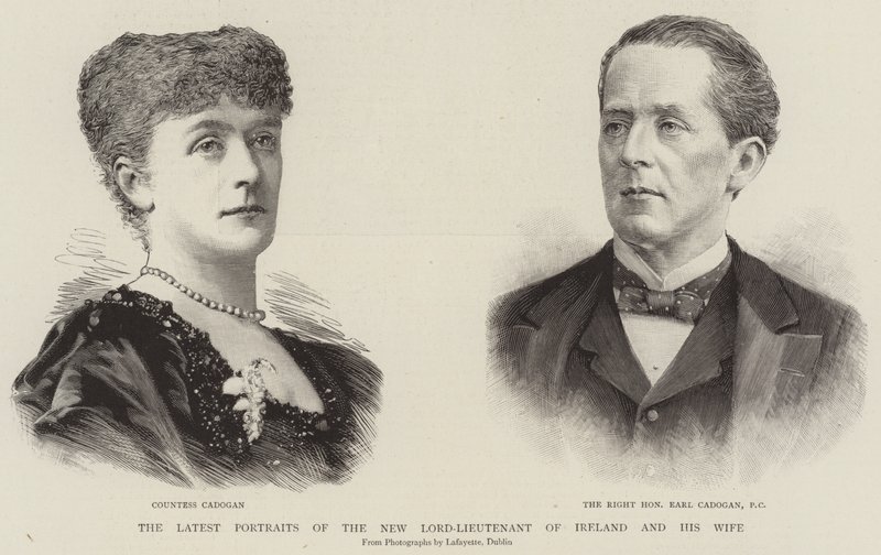 The Latest Portraits of the New Lord-Lieutenant of Ireland and his Wife by English School