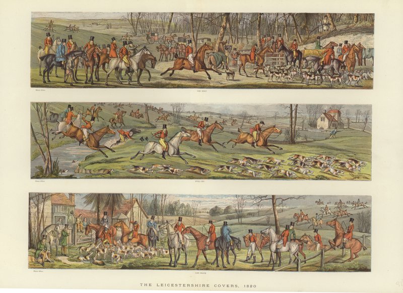 The Leicestershire Covers, 1820 by English School
